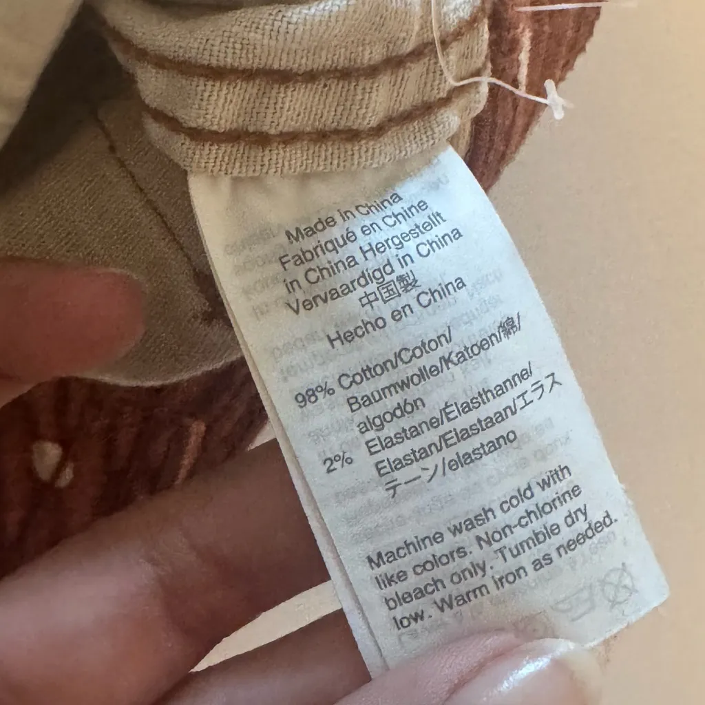 Madewell High Waist Brown Polka Dot Shorts - Image 8