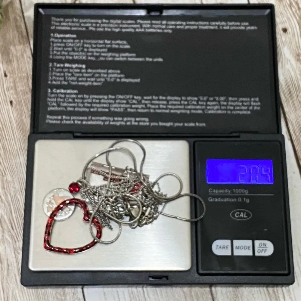 Rare Pilgrim MSF Triple Chain Pendant Necklace - Image 8