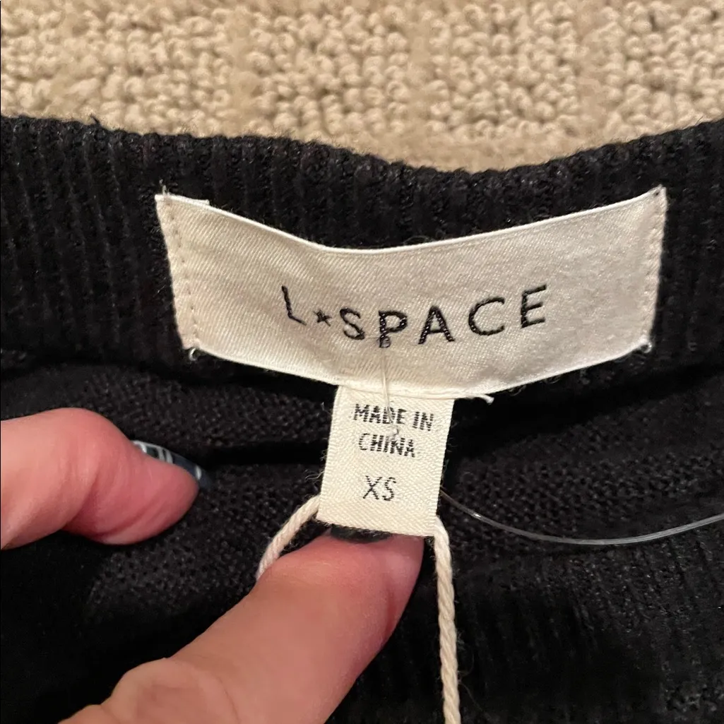 L*Space Black Mini Skirt - Image 2