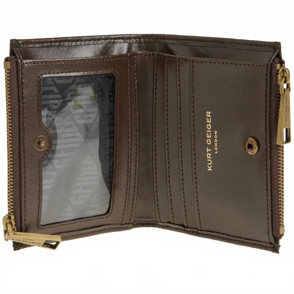 Kurt Geiger Chelsea Bifold Leather Card Wallet Contemporary Utility - Image 4