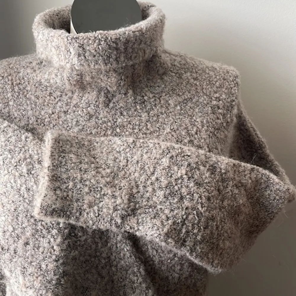 Treasure & Bond Womens Sweater Grey Taupe long sleeve wool blend nwt Top Sz med - Image 4