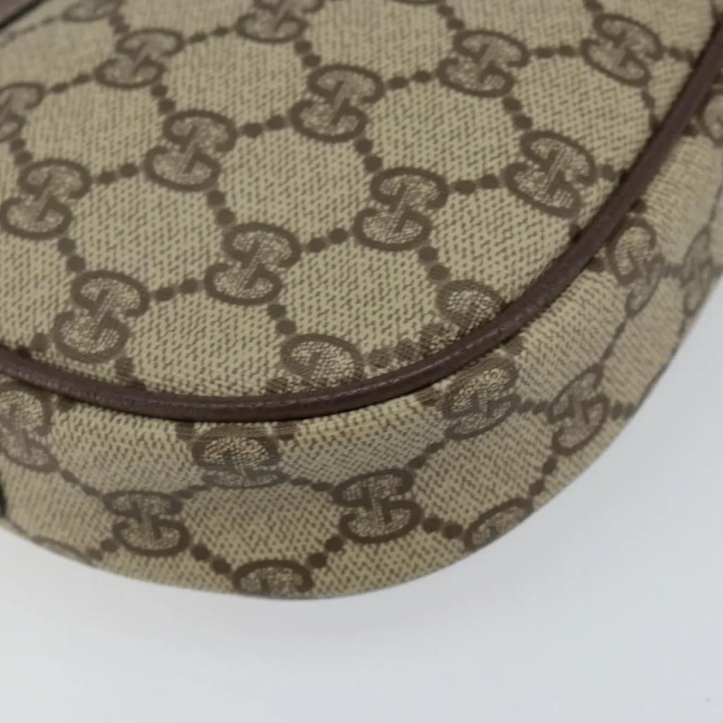 GUCCI GG Supreme Web Sherry Line Bag PVC Beige Gold 007 58 6112 Authentic - Image 2