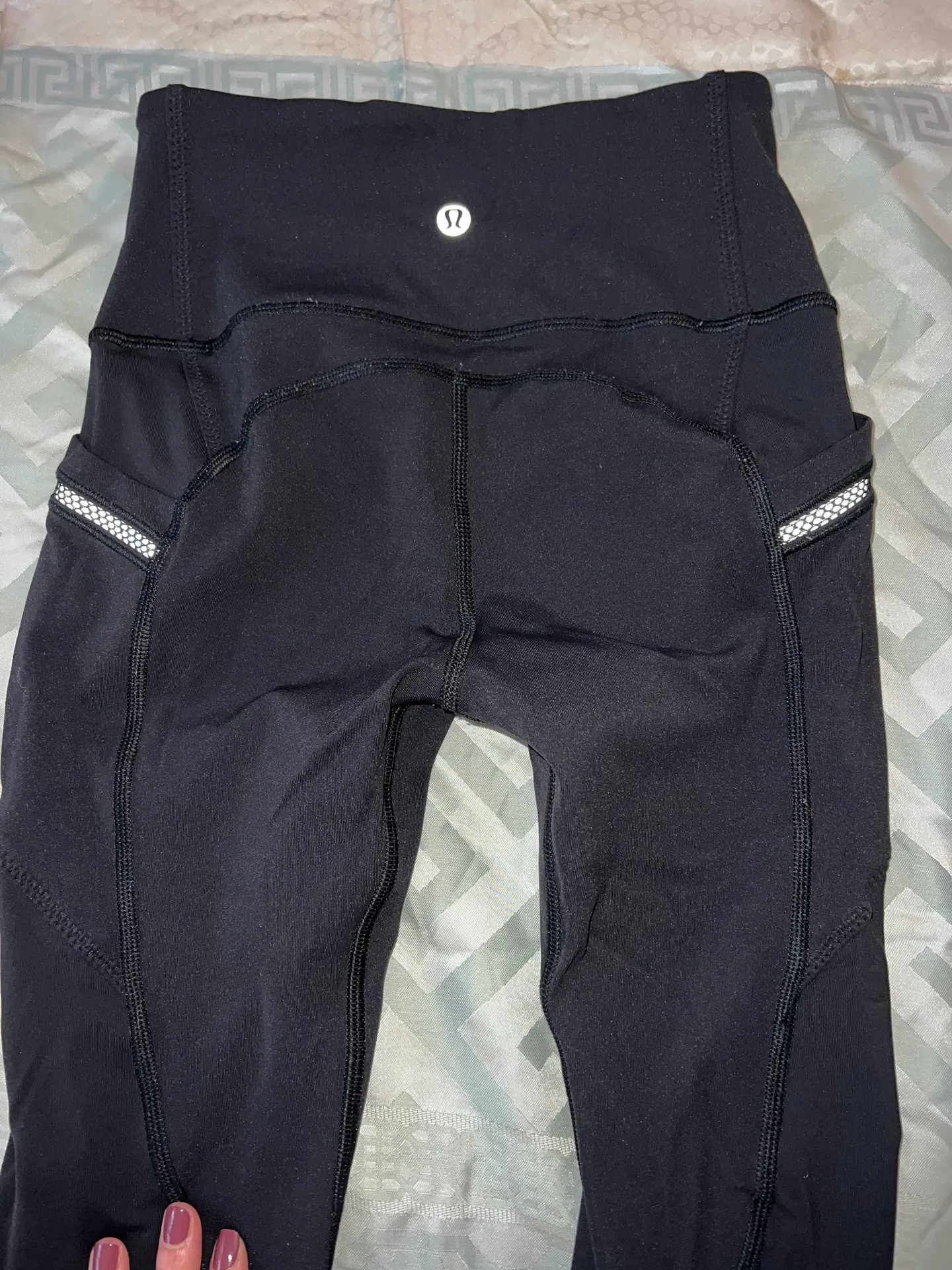 Lululemon Black Leggings Pants - Image 3