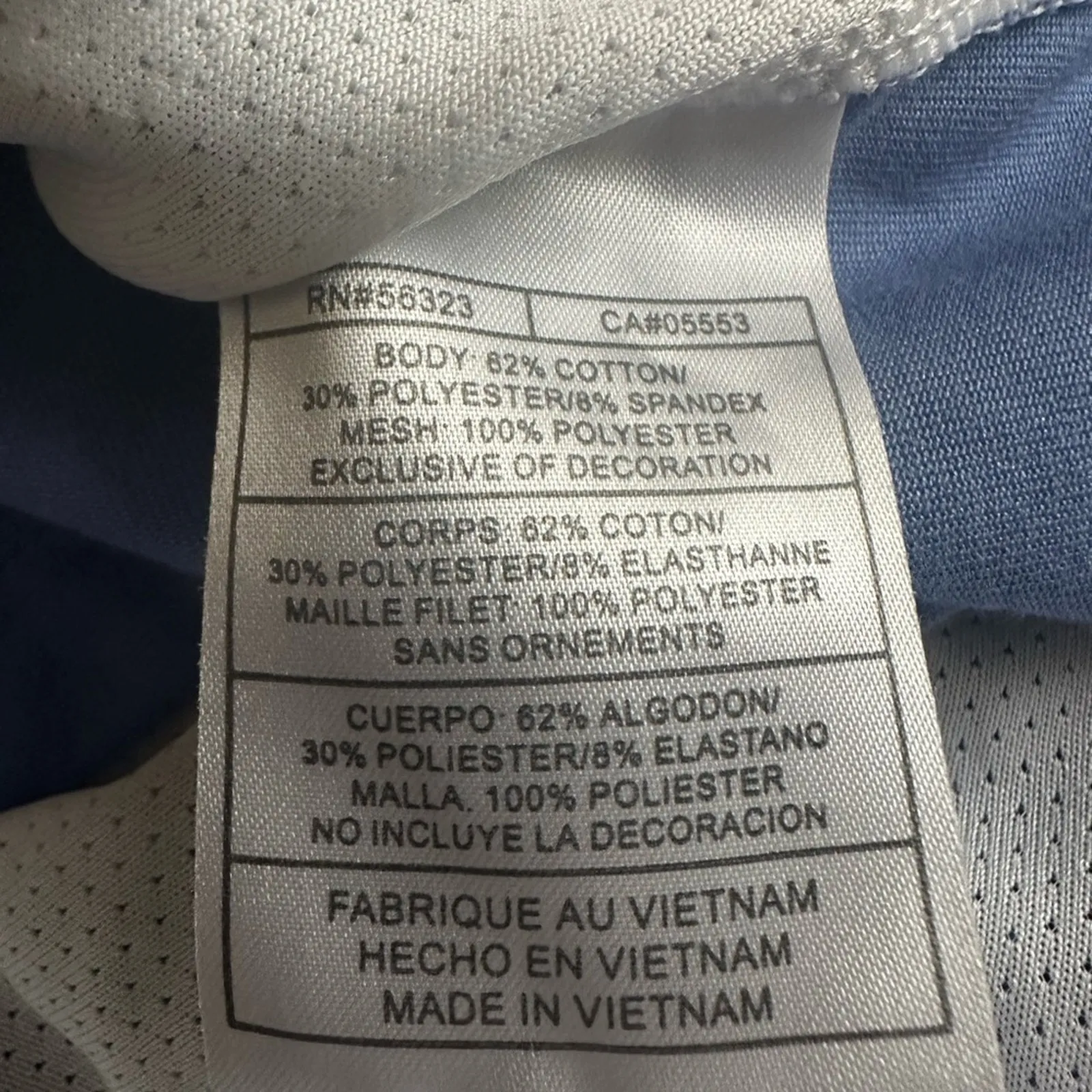 Nike Full Zip Blue Hoodie Zipper Pockets Athletic Athleisure Sporty Prep Travel - Image 10