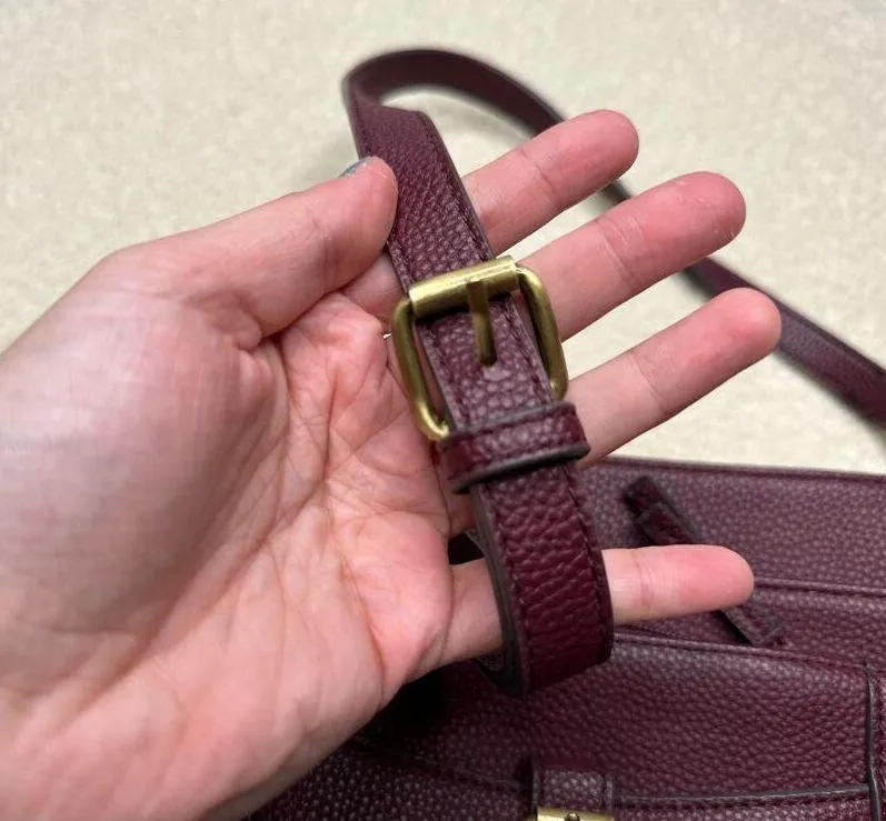 St John's Bay: Plum Purple Cross Body Purse - Image 9