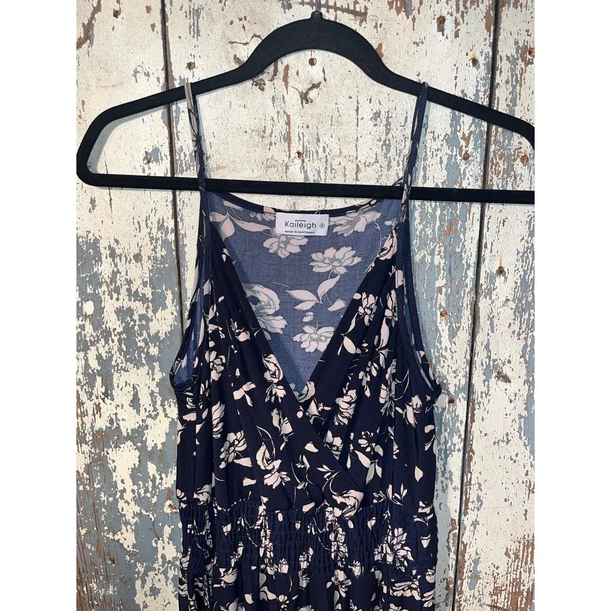 Kaileigh navy floral jumpsuit, size Small Blue - Image 4
