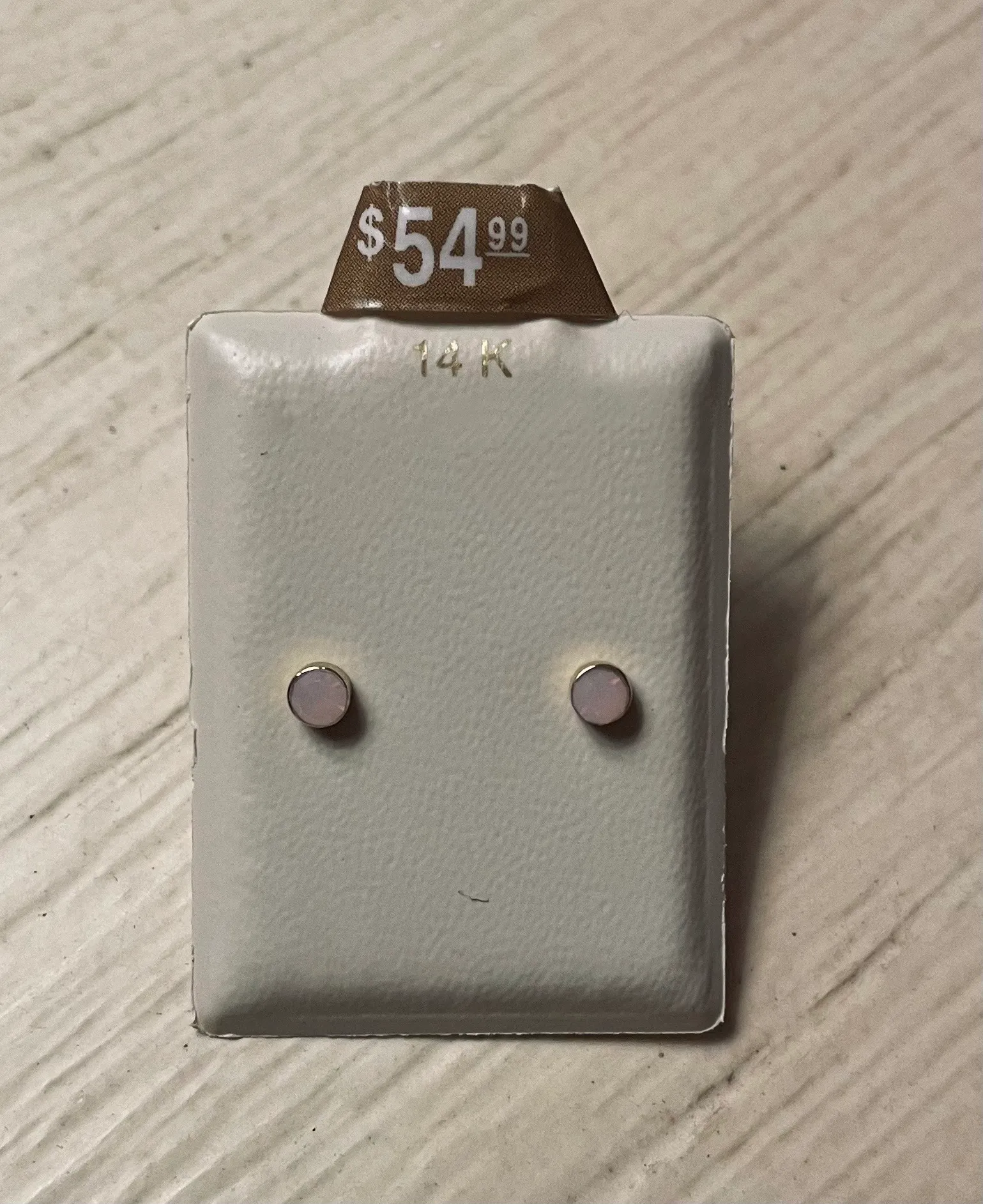 pagoda 14k rose quartz earrings Pink - Image 2