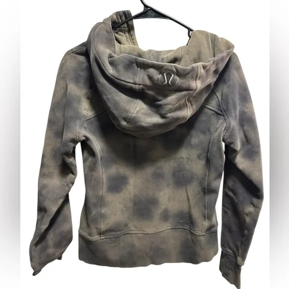 FULL ZIP TIE DYE HOODED SCUBA JACKET SIZE 8 - Image 2