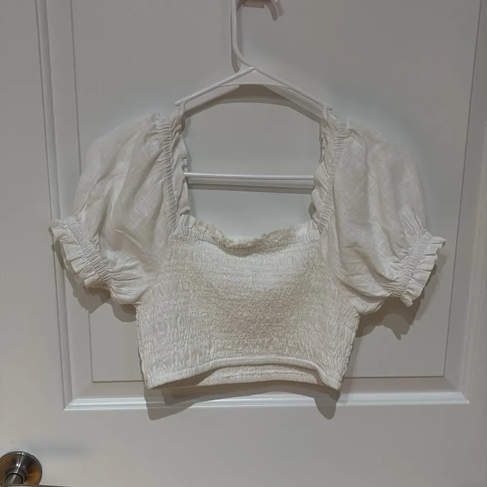 Cotton on white crop top - Image 2