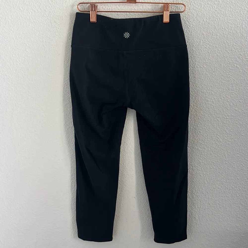 Athleta Chatarunga 305922 Black Cropped Capri Legging XS - Image 2