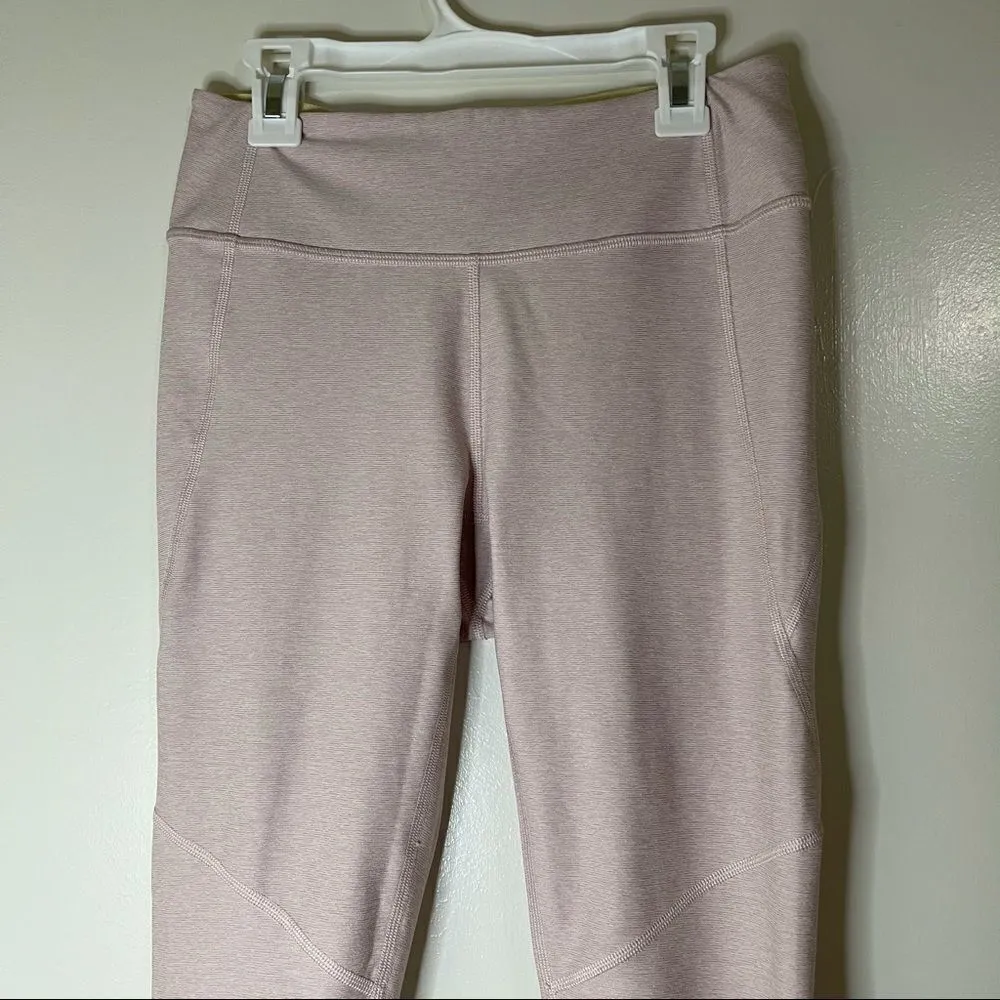 Outdoor Voices Pastel Pink color block leggings - Image 5