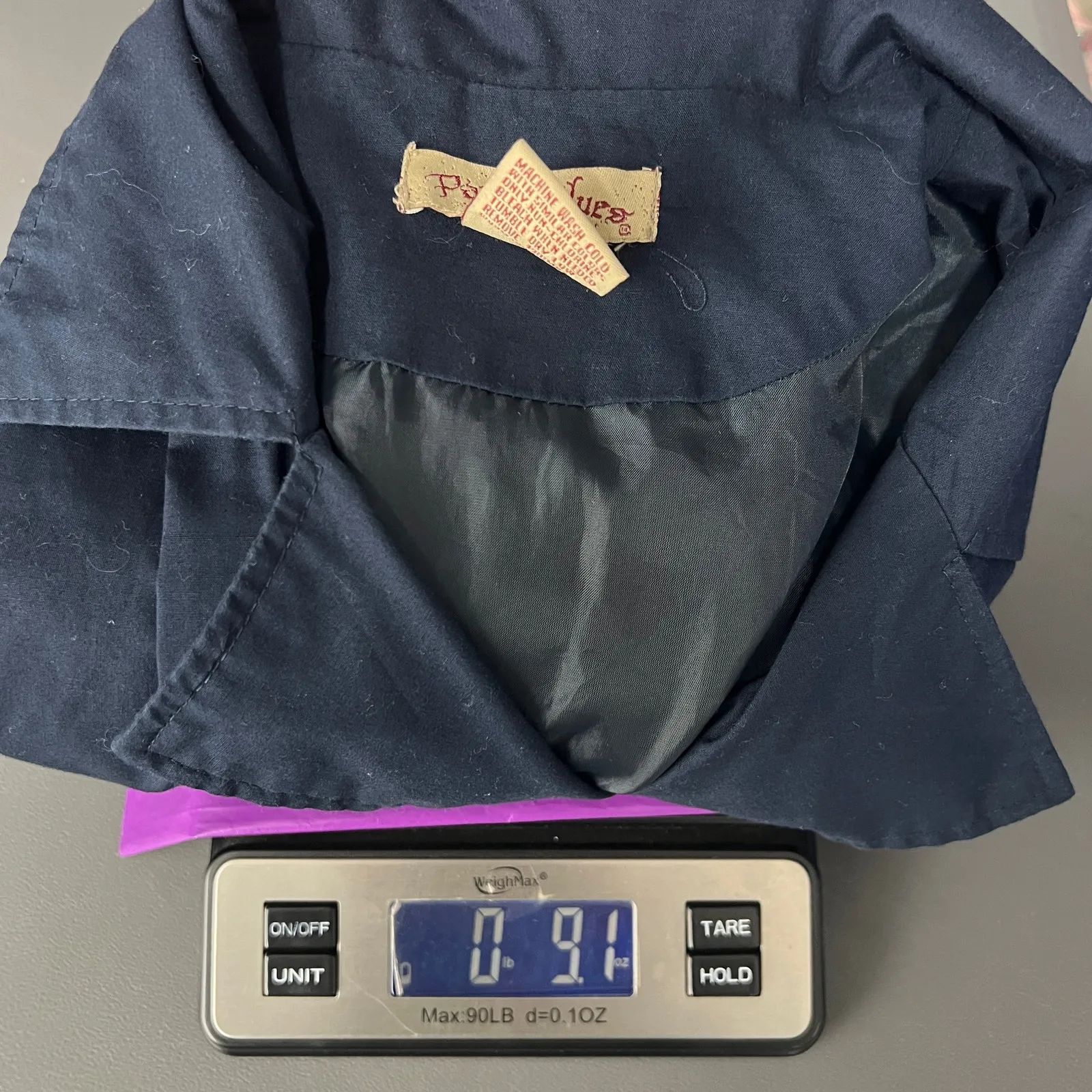 Paris Blues 90s Y2K Vintage Juniors Double Breasted Navy Blue Jacket Size Medium - Image 8