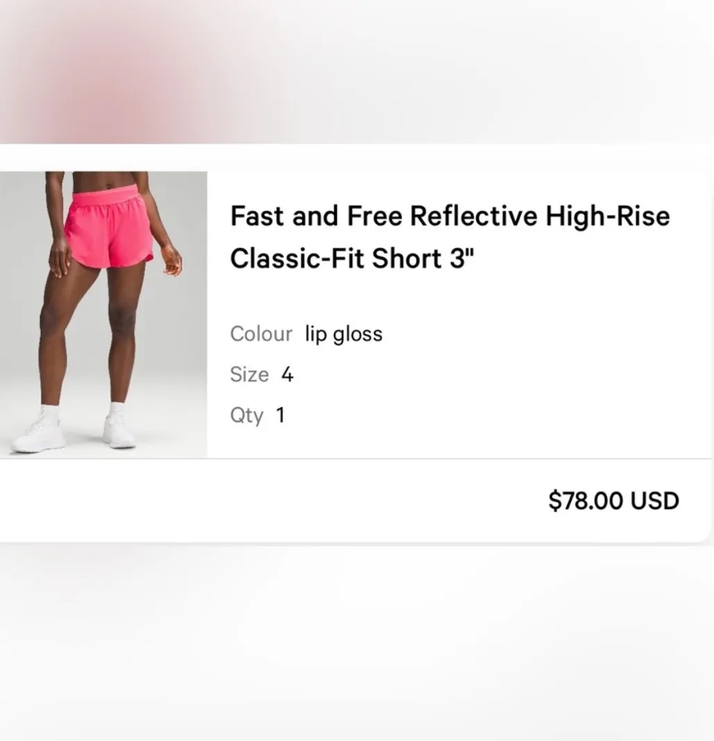 Fast and Free Reflective High-Rise Classic-Fit Short 3" - Image 6