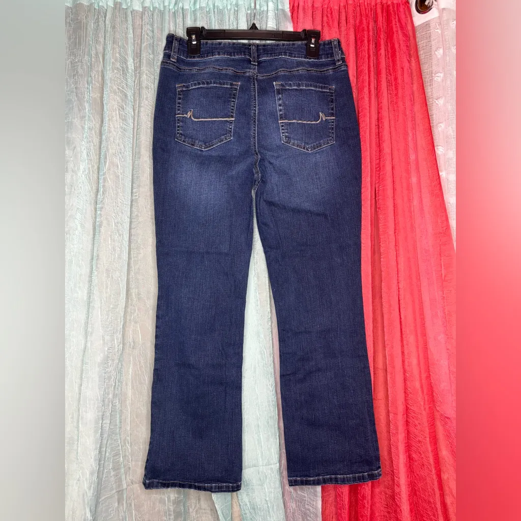 M Jeans by Maurice’s Dark Blue Denim Jeans Size 12P - Image 2