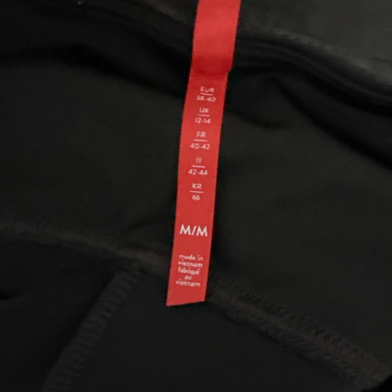 Spanx Pants‎ Womens Medium Black Faux Vegan Leather Leggings Casual Rocker Punk - Image 9