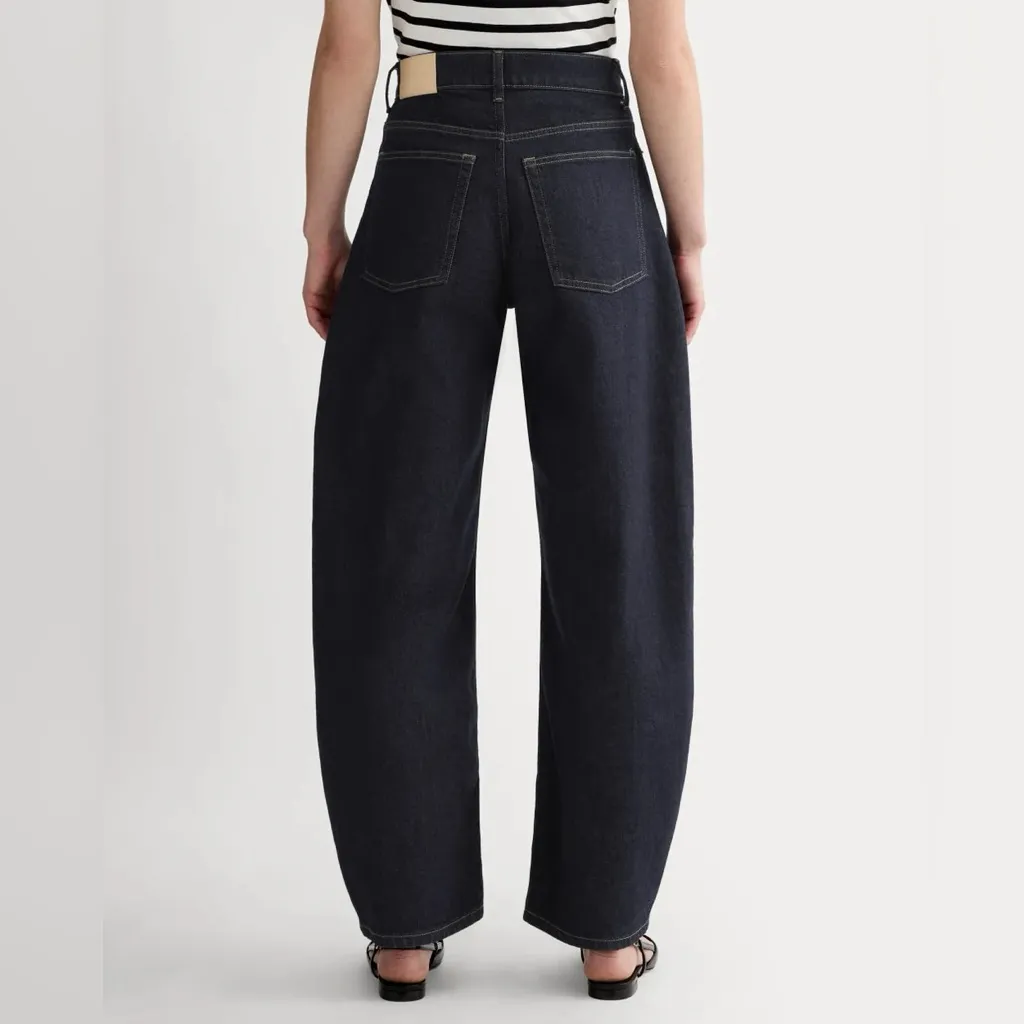 Everlane The Way High Curve Jean in Pure Blue, Size 27 - Image 4