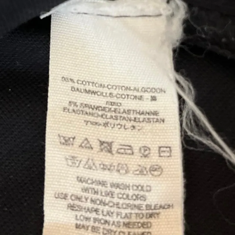 Free People Looking Back Black Long Sleeve Lace Up Blouse T Shirt Top Size XS - Image 5