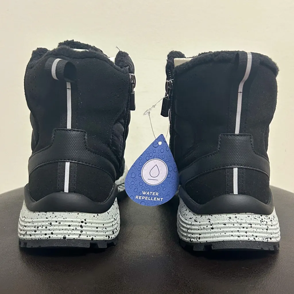 Easy Spirit Black Grey Marnie2 Faux Shearling Lined Ankle Boots NIB 7.5 Marnie 2 - Image 6