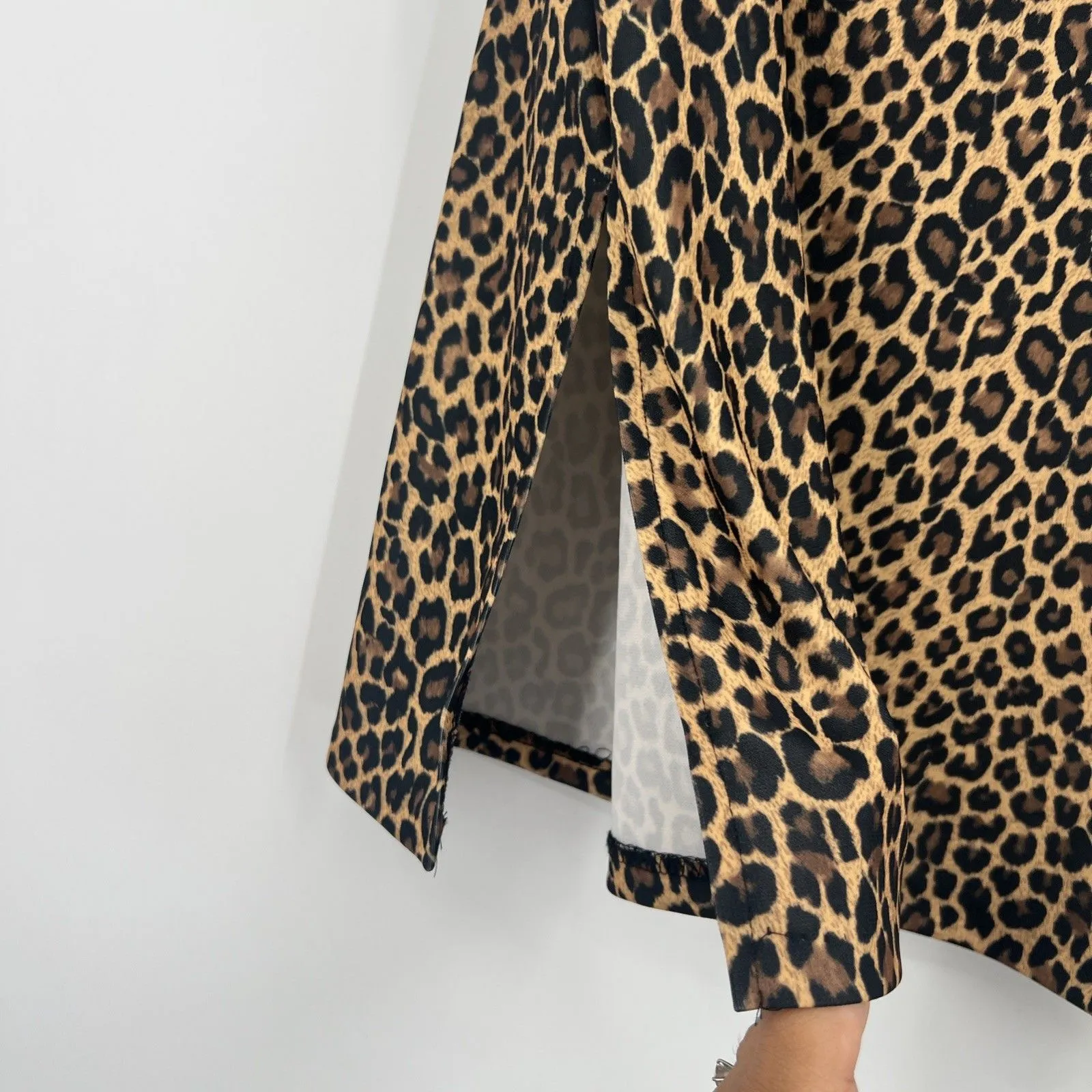 Vintage Y2K B’Way New York Womens Large Cheetah Print Skirt - Image 4