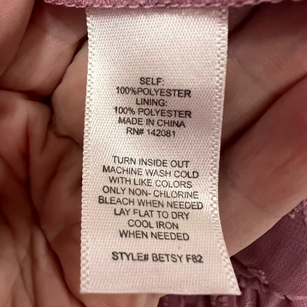 Altar’d State Mauve Shorts Wrap Top Romper Size Medium - Image 10
