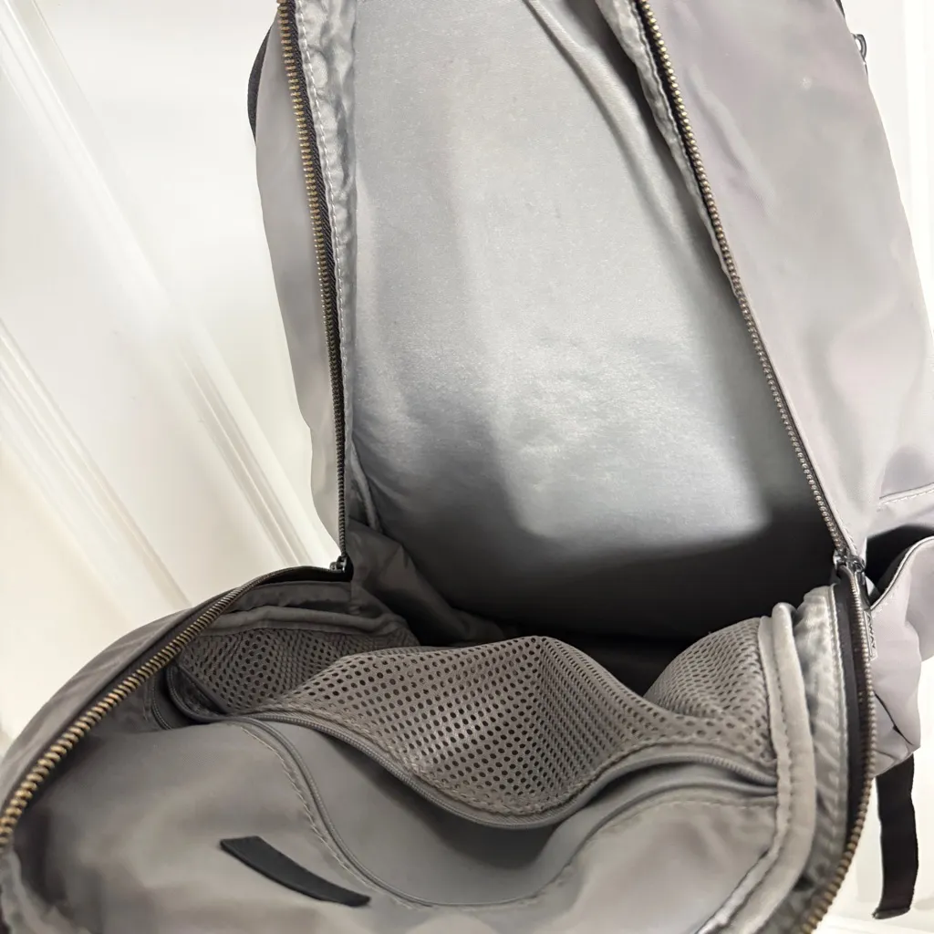 Away The Daypack Minimalist Laptop Travel Commute Backpack Gray - Image 3