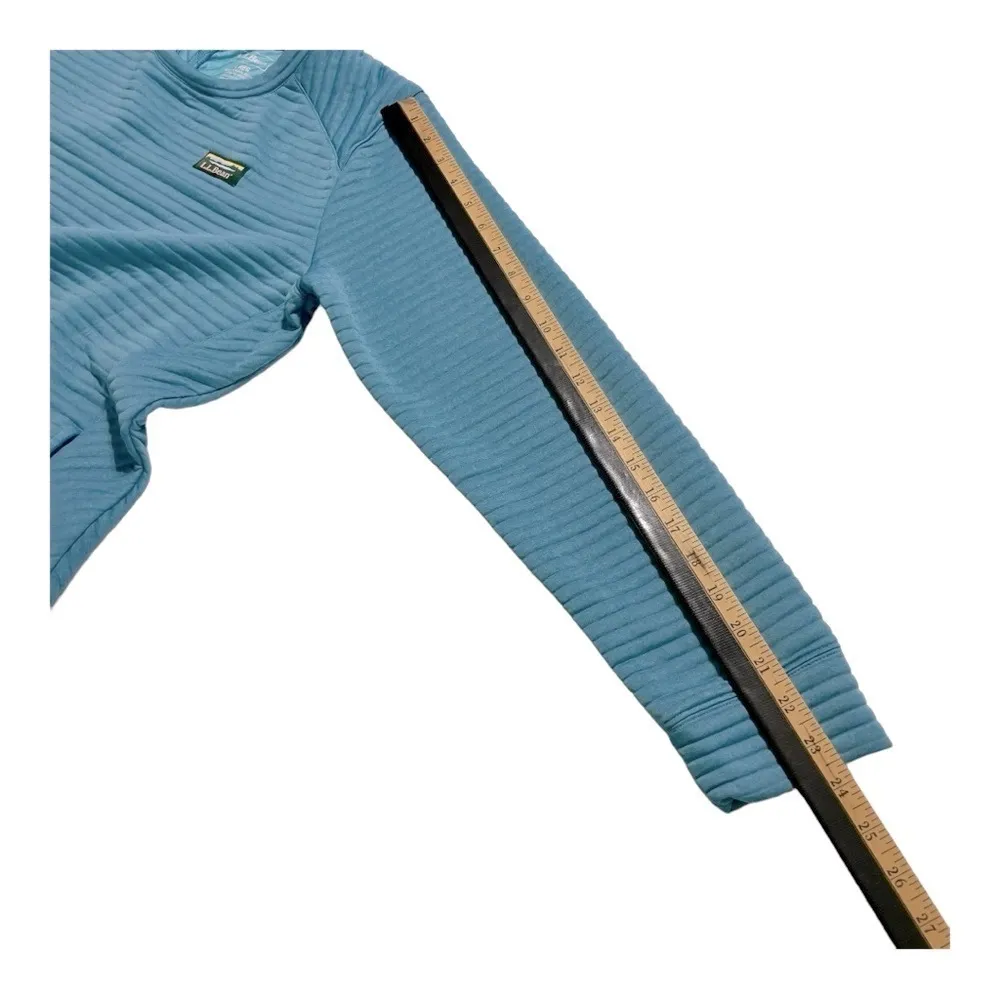 L.L. Bean Women’s AirLight Crewneck Pullover Blue Size L - Image 10