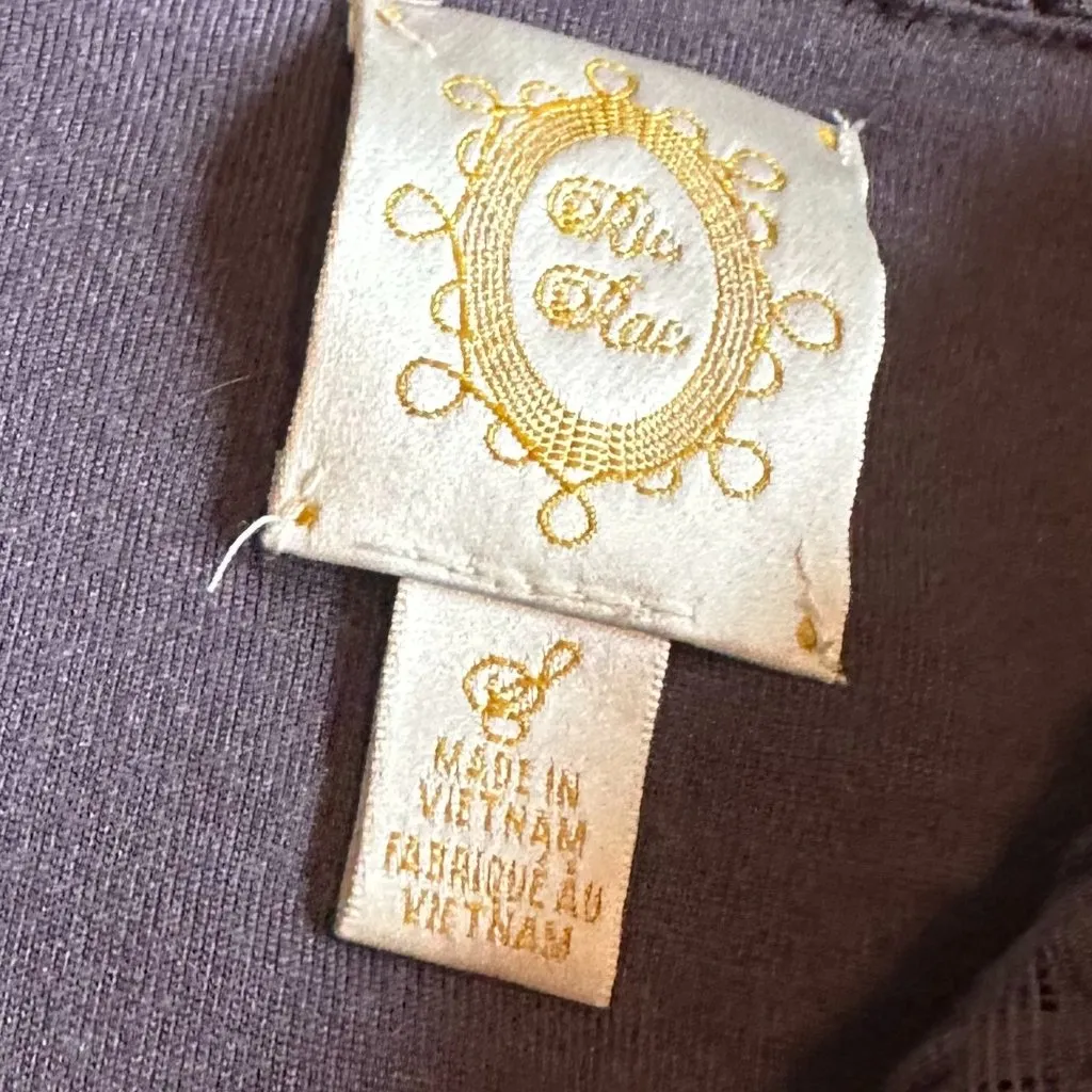 Ric Rac Anthropologie Purple Waffle Textured Dress Stretch Sleeveless Small - Image 12