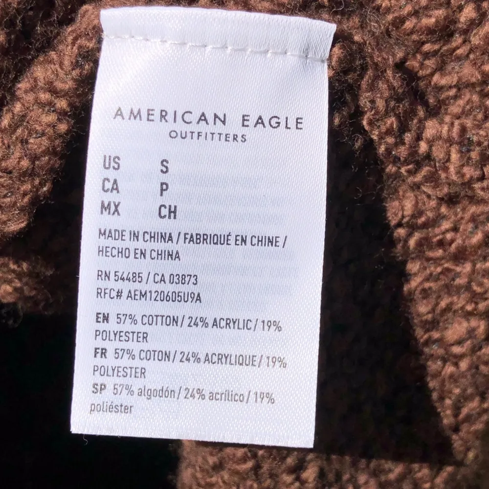 NEW AE Faire Isle Sweatshirt Oversized  Small - Image 7