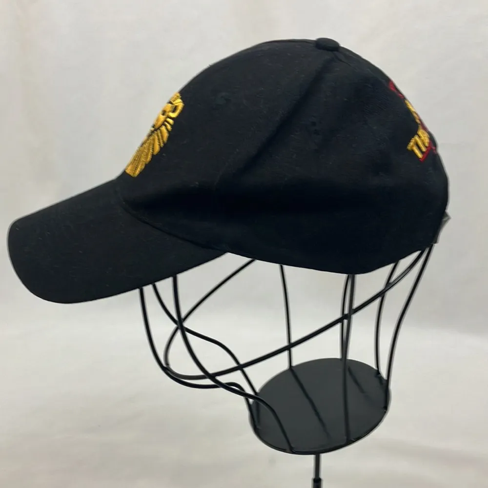 The Lion King Broadway Musical Black Cap with Yellow Lion Embroidery one size - Image 3