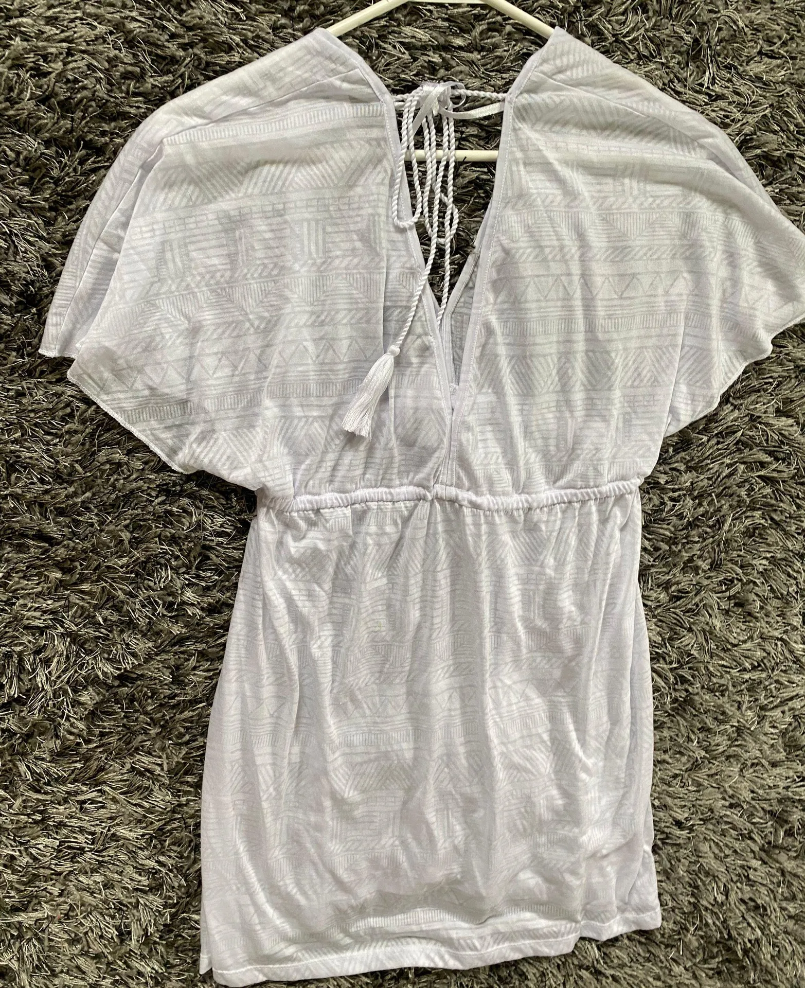 White Cover Up Dress - Image 2