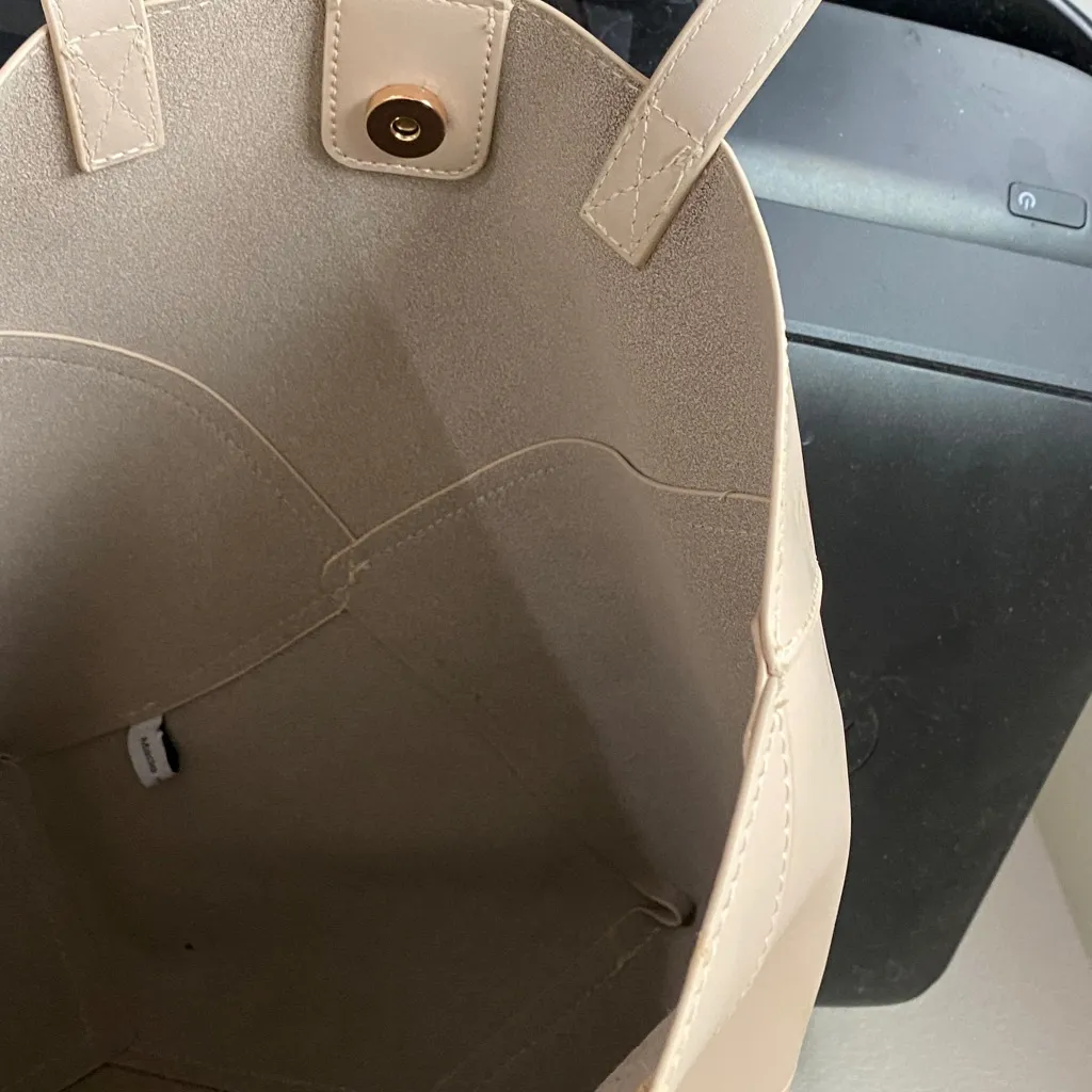 Chic Beige Satchel Bag - Image 4