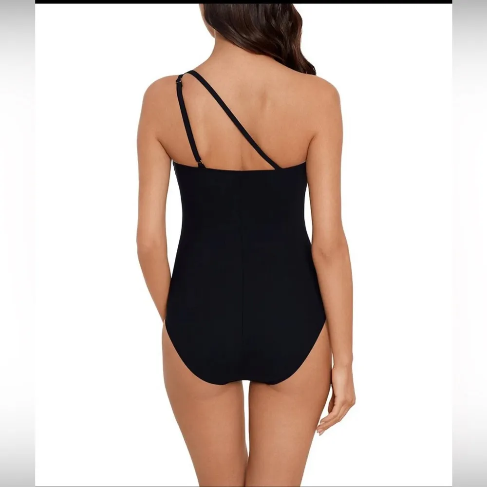Magicsuit Hyperlink Charlize One Shoulder One Piece Swimsuit, Size 10, $176 Black - Image 2