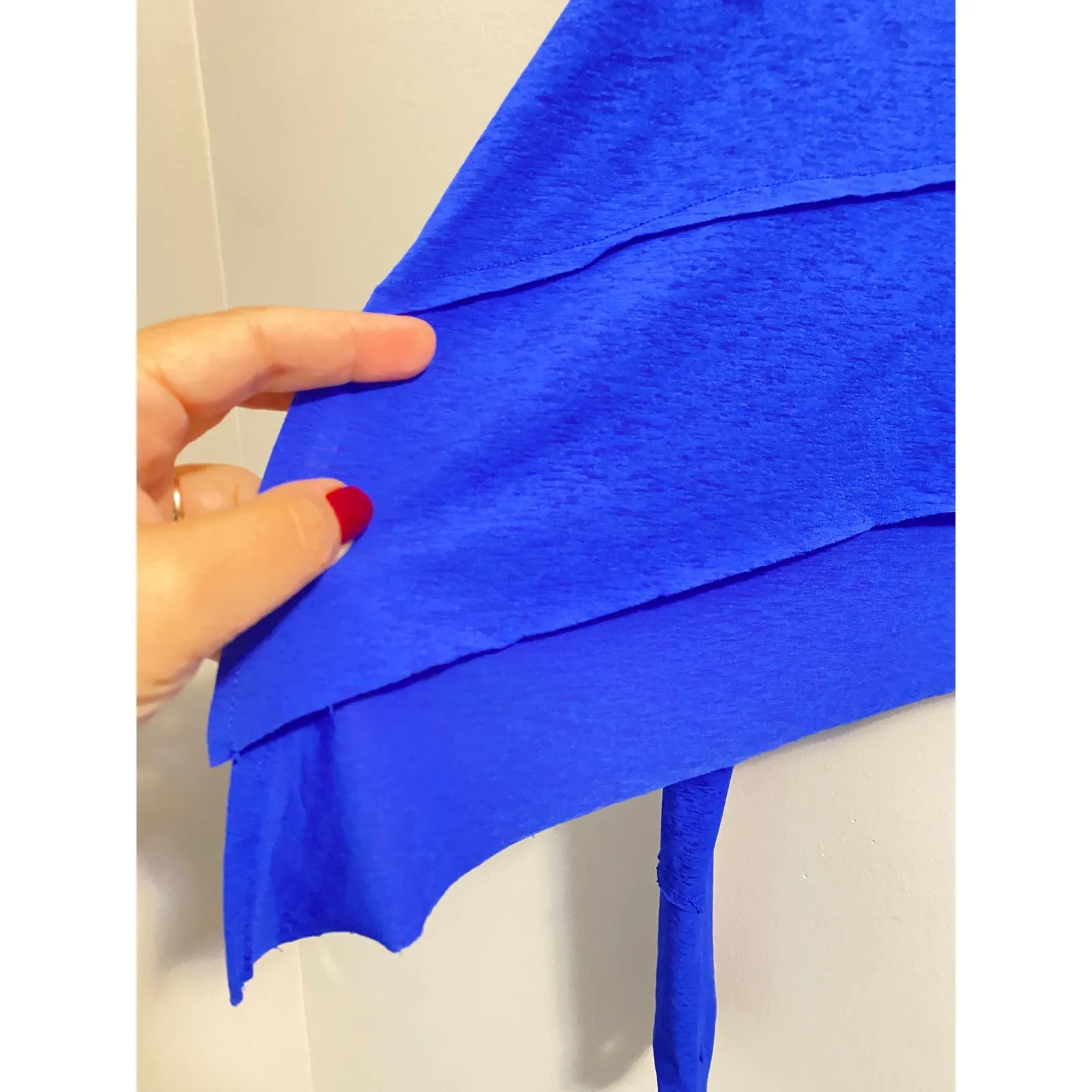 NWOT Free People‎ Movement Tempo Long Sleeve Pullover Top in Electric Blue sz XS - Image 7