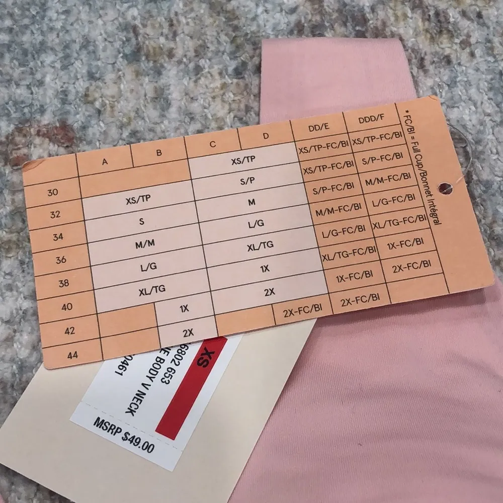 True and Co bra Pink Size XS - Image 7