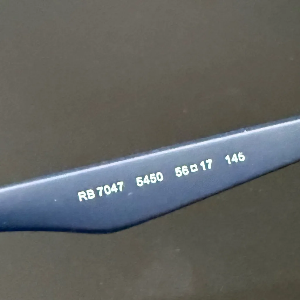 RAY-BAN RB 7047 5450 56-17 Matte Navy Rx Unisex Eyeglasses - Image 14