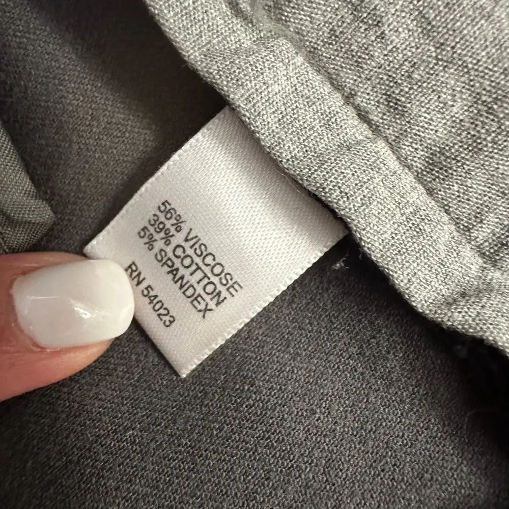 Banana Republic Womens 8 The Sloan Fit Dress Straight Pants Stretch 306830 Gray - Image 9