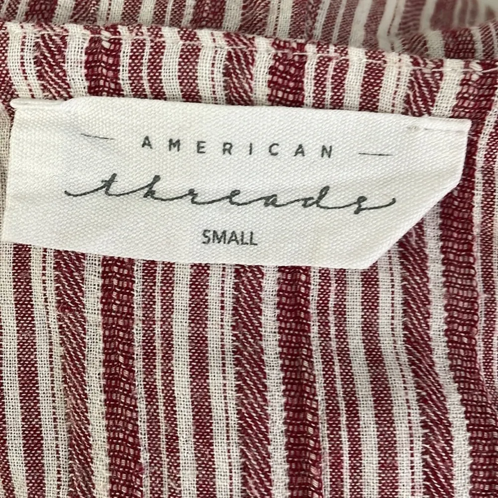 American Threads  Striped Tie Jumpsuit - Image 6