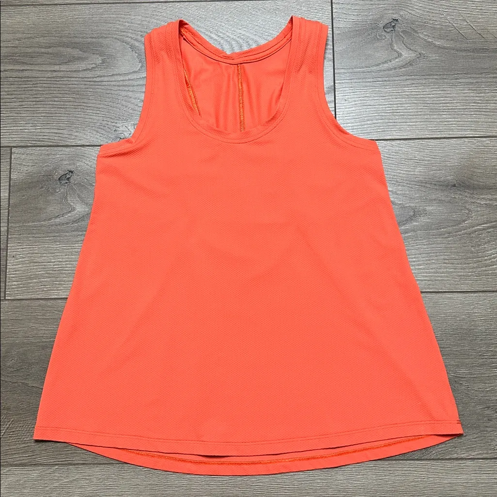 Lululemon ‎ Essential Tank Train Warm Coral Size 2 - Image 5