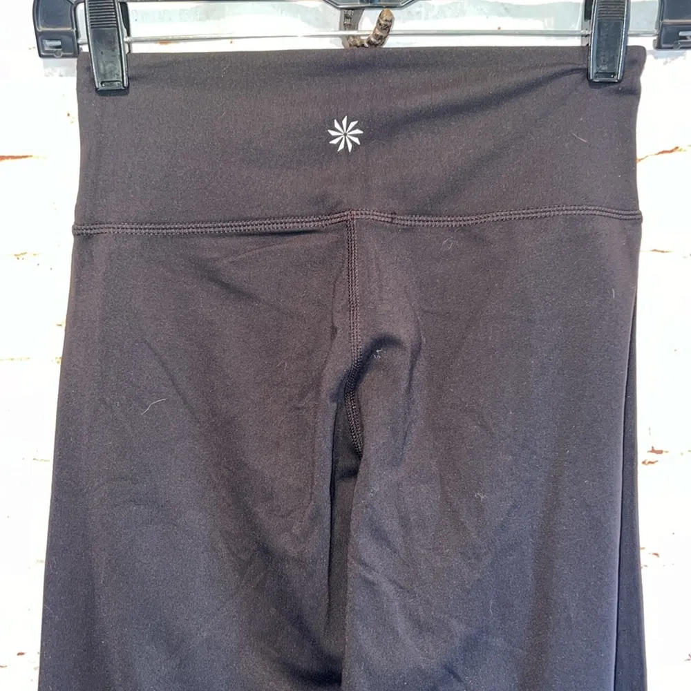 Athleta Pants Womens XS Black High Rise Chaturanga Athletic Pilayo Wide Leg NWT - Image 3