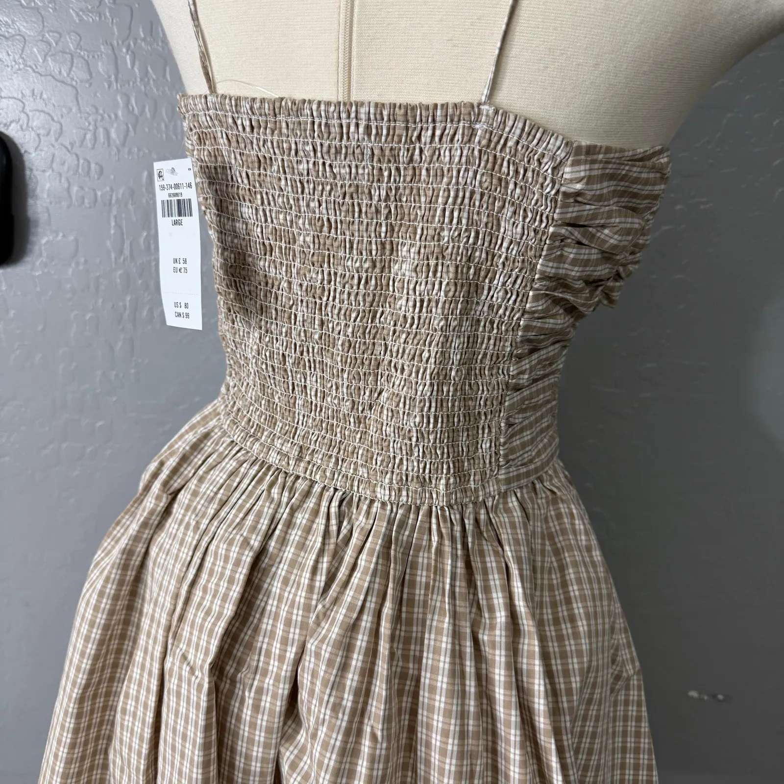 The A&F Emerson Tie-Strap Mini Dress, Large - Image 5