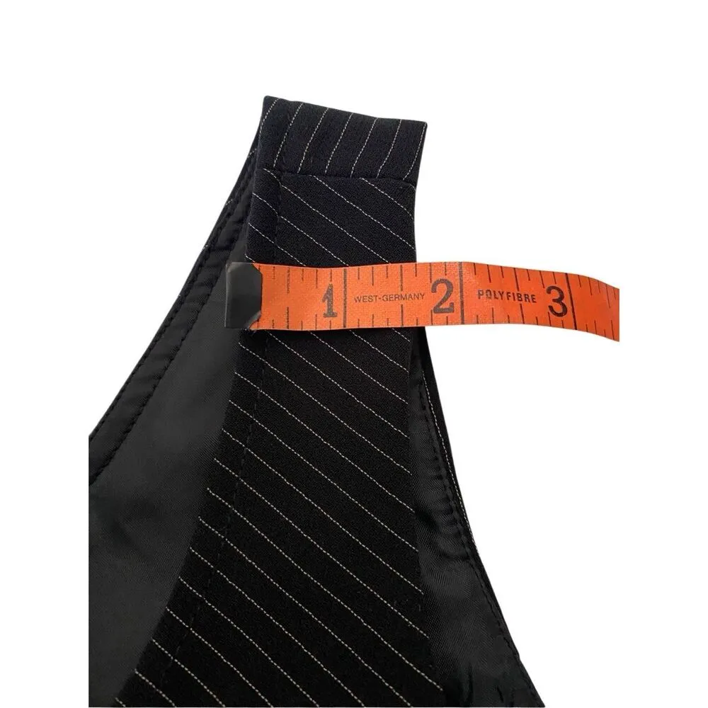 Tahari Pinstripe Tank Top Wide Strap Formal Office Business Professional Work - Image 10