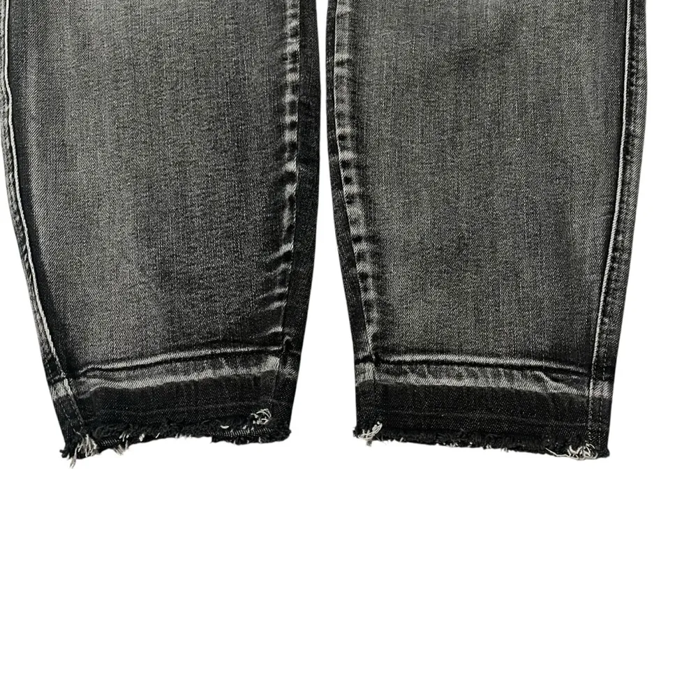 Judy Blue Jaycie Skinny Fit Let Down Hem Faded Black Wash JB88165, Sz 22W - Image 14