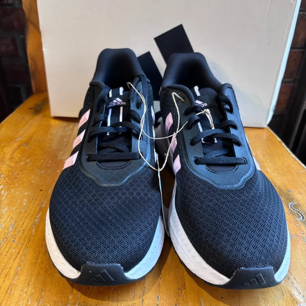 Adidas womens X_PLRPATH cloudfoam running workout athletic black/pink 10 - Image 5