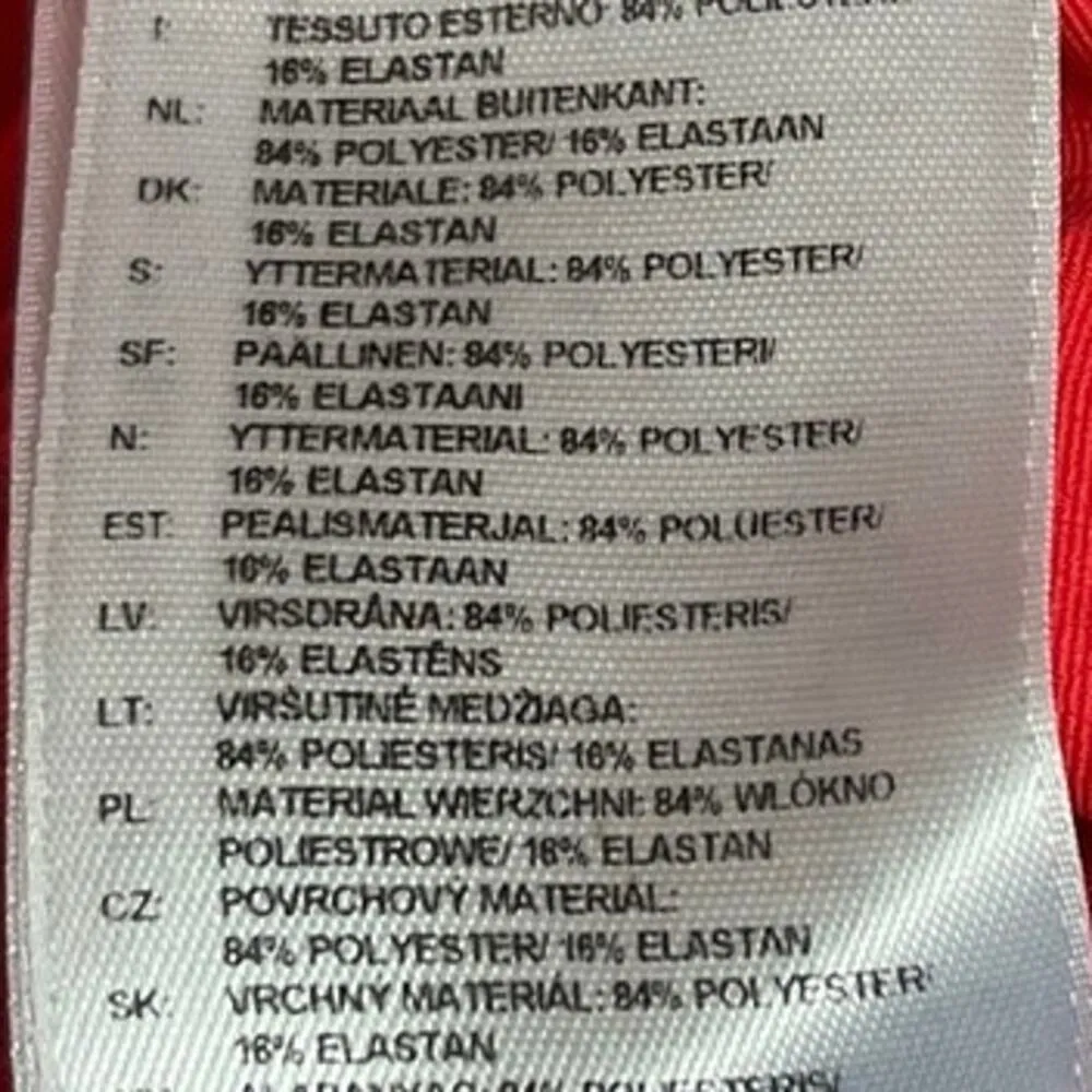 Adidas Climalite Red Racerback Scoop Neck Sleeveless Activewear Tank Top Size S - Image 4