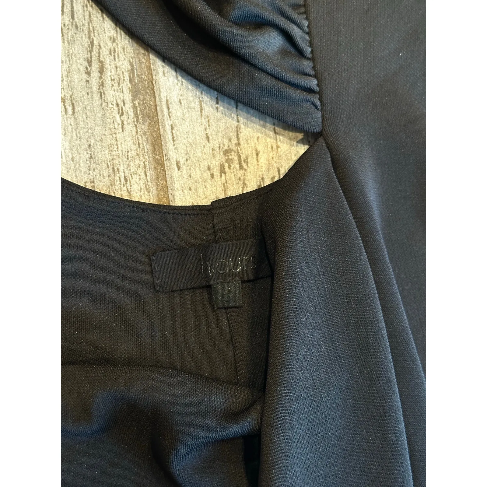 Revolve h:ours Odette Hooded Dress Black Size Small - Image 5