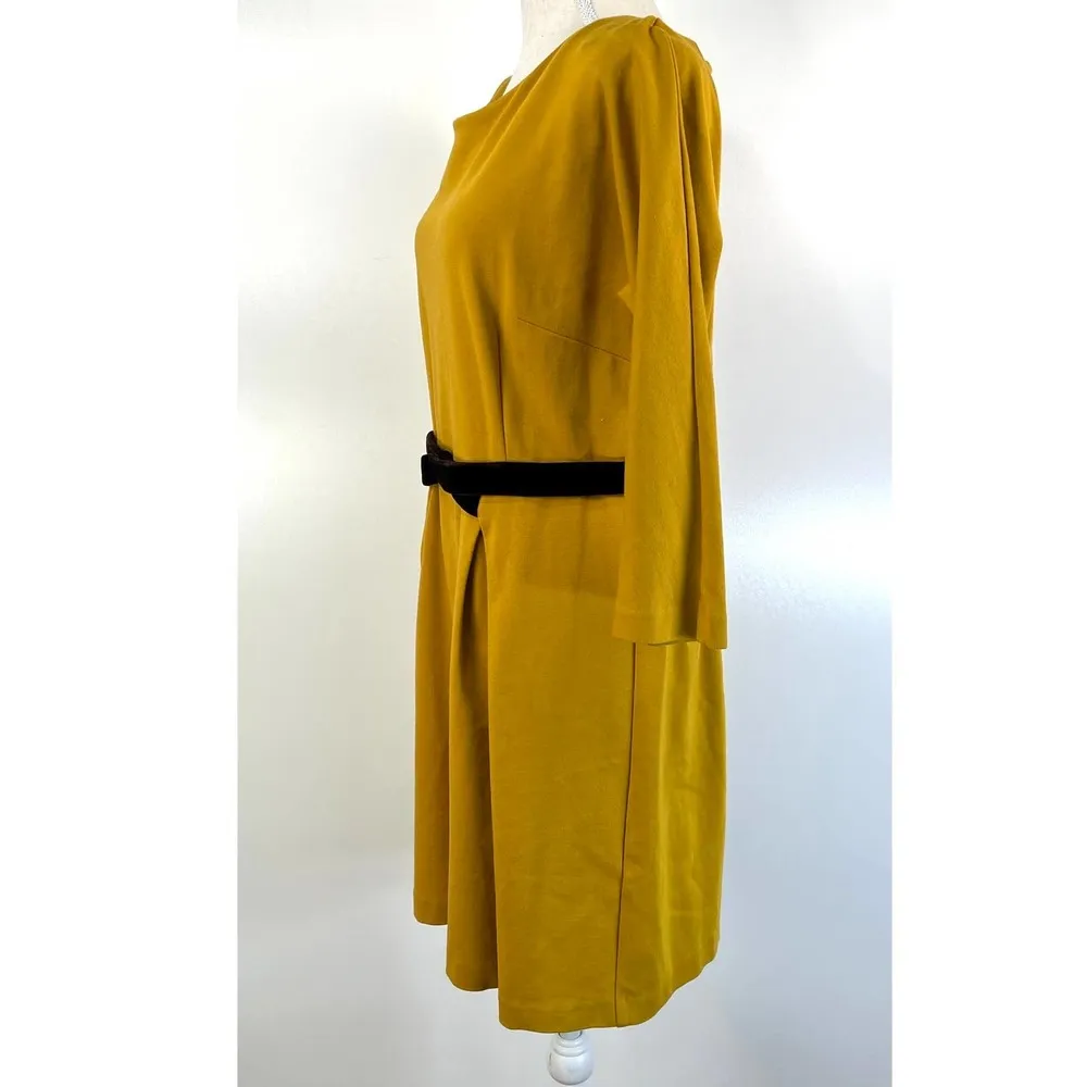 Anthropologie Girls from Savoy Mini Dress Mustard Yellow Taylor Swift - Image 2