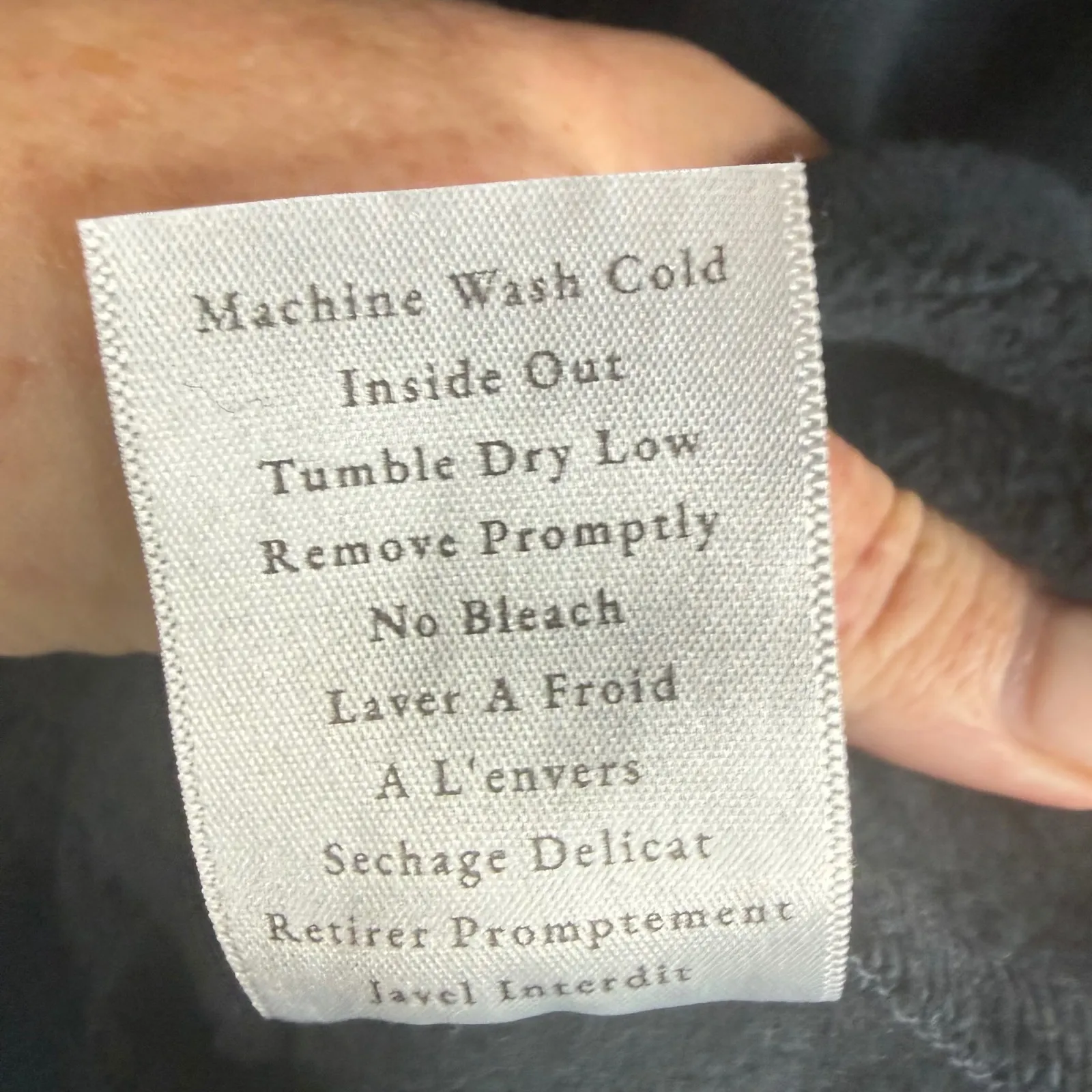 Frank & Eileen Audrey Funnel Neck Capelet British Royal Navy OS Triple Fleece - Image 8