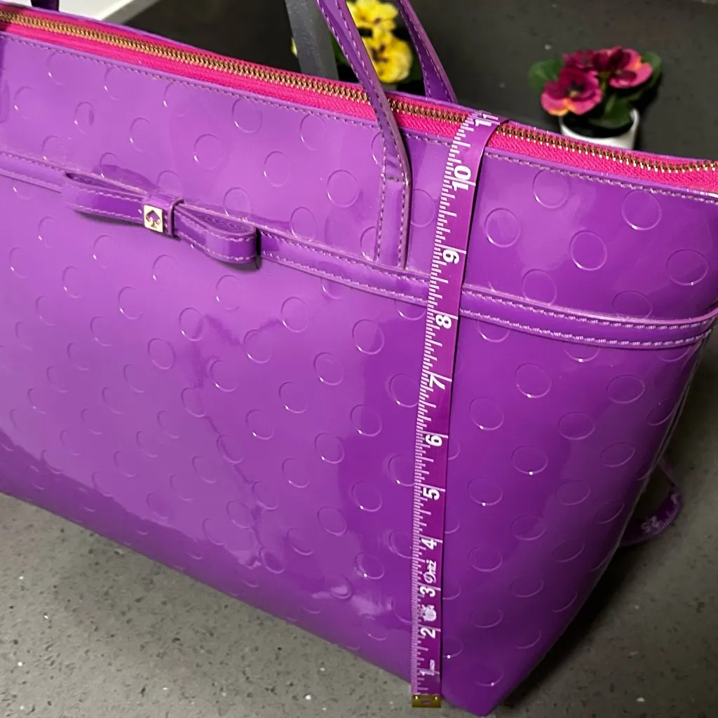 Kate Spade Camellia Street Jeralyn Tote - Purple (Vinyl) - Image 8