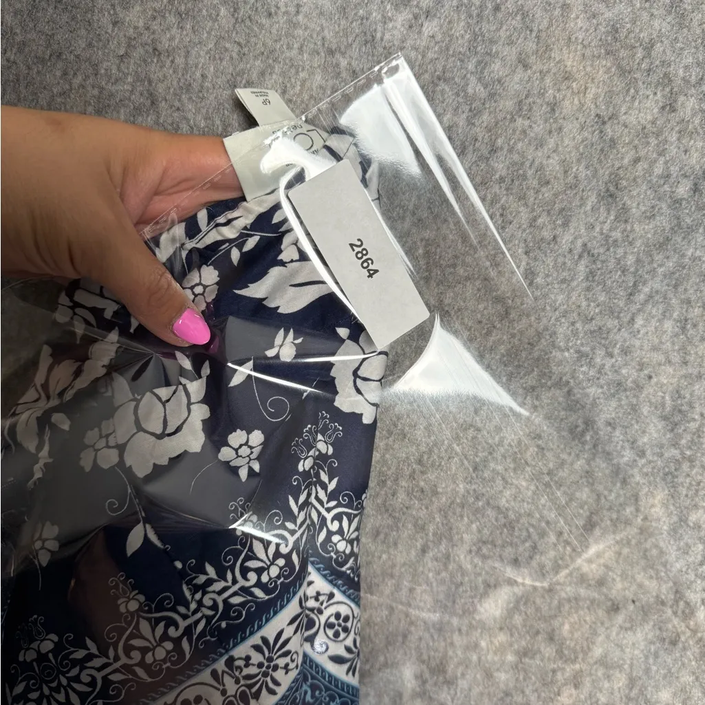 Ann‎ Taylor Loft Women Size 6 Petite Blue Y2K Halter Sleeveless Top - Image 7