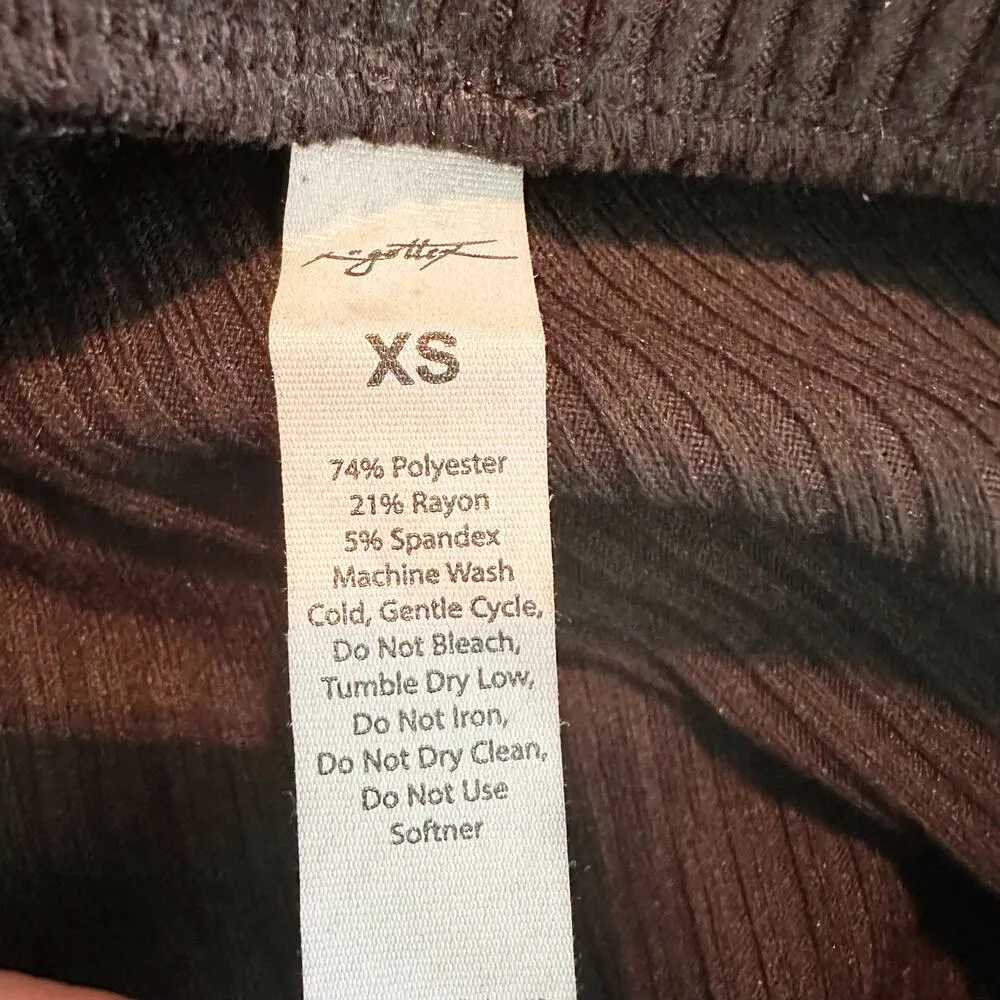 Gottex Ribbed Soft Knit Jogger Black Size XS Loungewear - Image 4